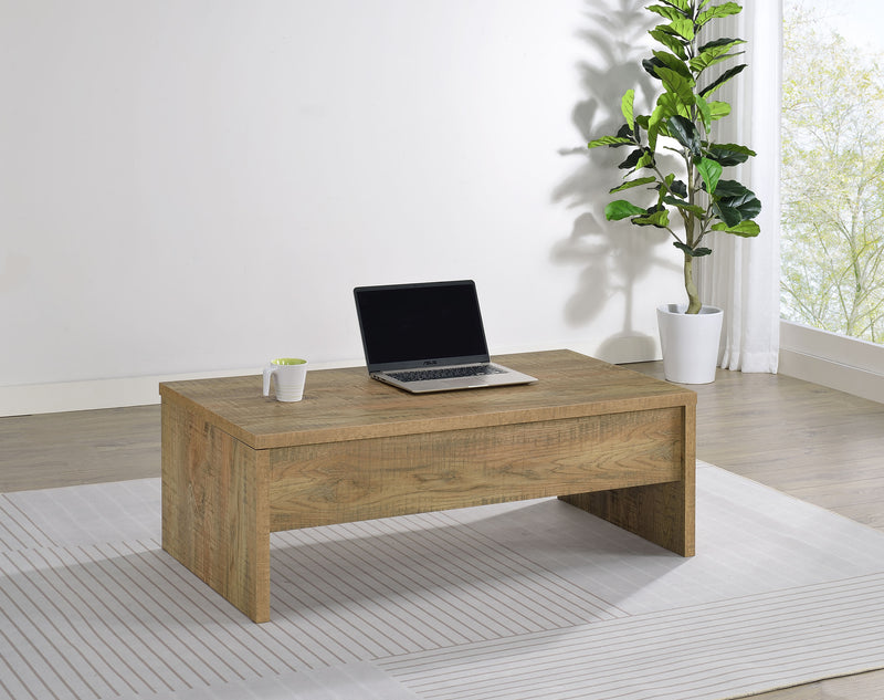 Canoga Engineered Wood Lift Top Cocktail Coffee Table Mango