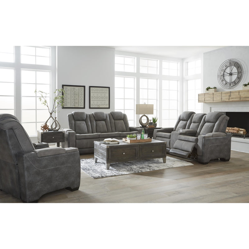 Signature Design by Ashley Next-Gen DuraPella Power Reclining Leather Look Sofa 2200415 IMAGE 17