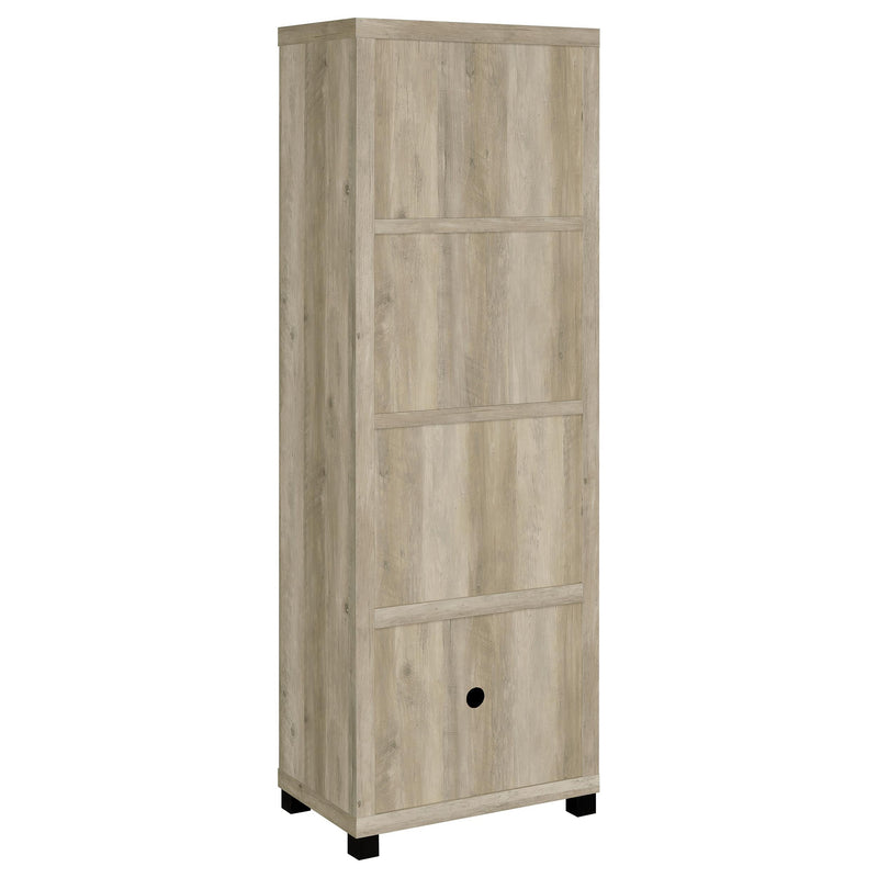 Sachin 3-shelf Engineered Wood Media Tower Dark Pine