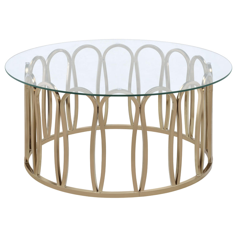 Merced 2-piece Rectangular Coffee and End Table Set Nickel
