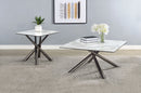 Carvell  Square Coffee and End Table Set Mirage White