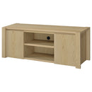 Laurelton 60-inch 2-door TV Stand Media Console Light Oak