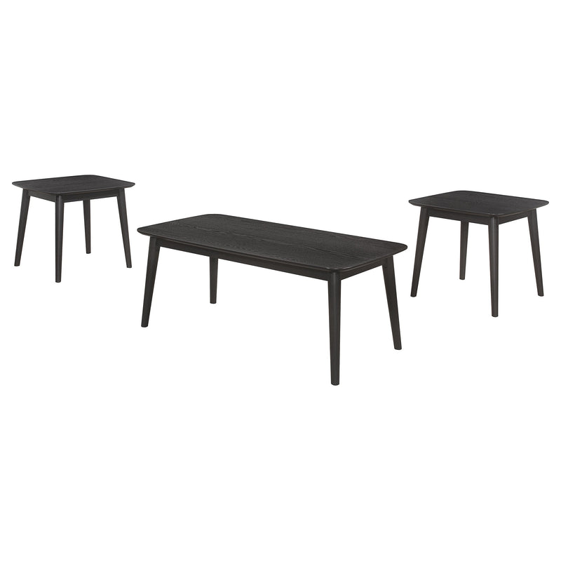 Radley  Rectangular Coffee Table Set Black