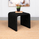 Cahya Square Woven Rattan End Table Natural