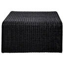 Cahya  Rattan Coffee and End Table Set Black