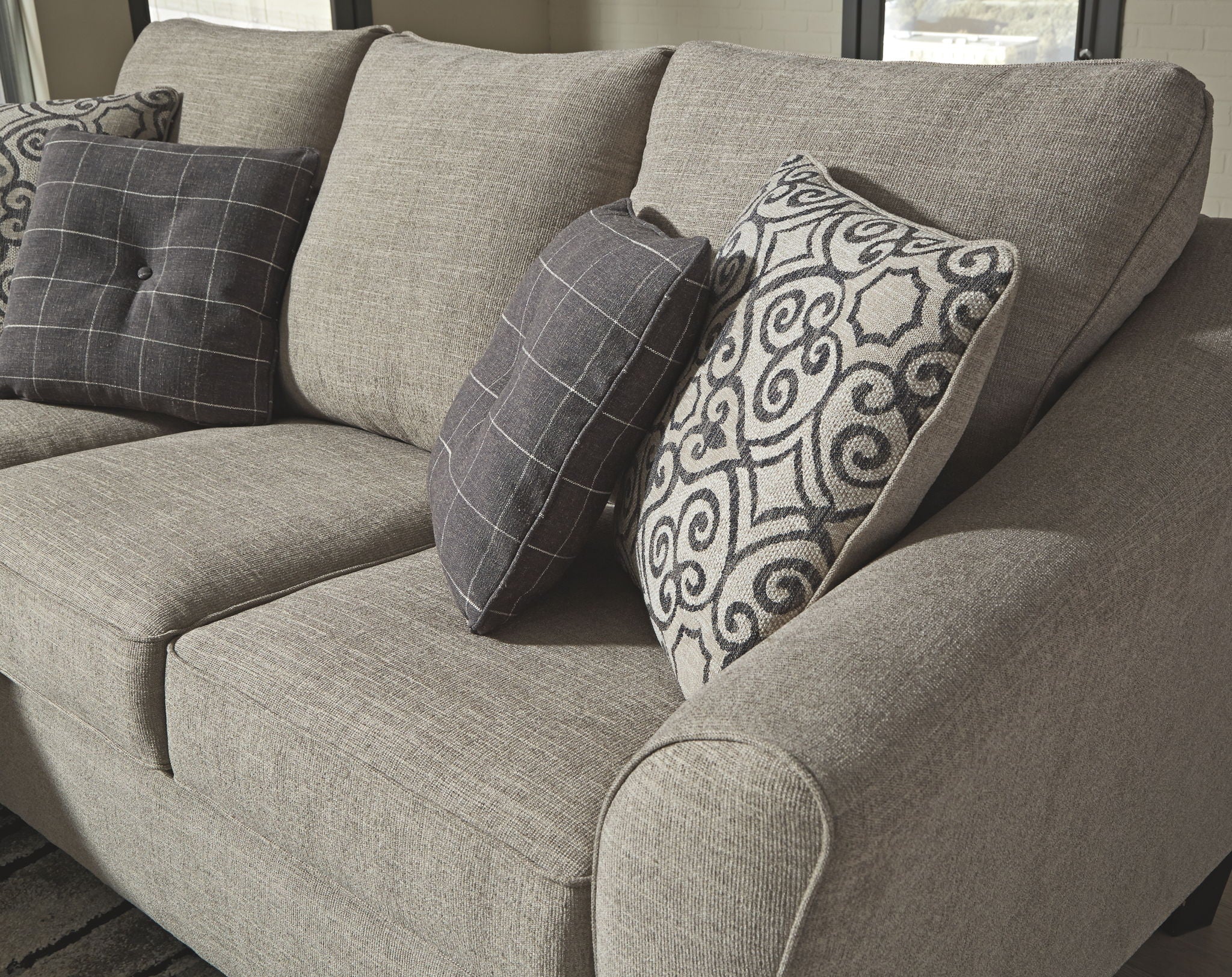 Kestrel - Queen Sofa Chaise Sleeper - Driftwood