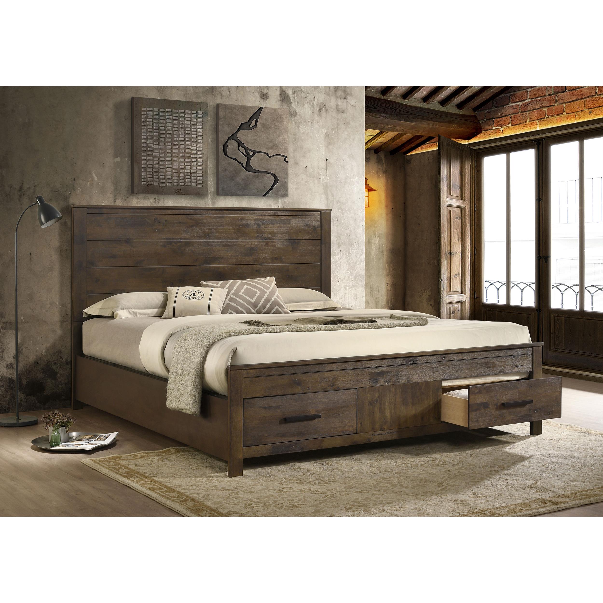 Diamond Modern Furniture COA Woodmont California King Panel Bed with Storage 222631KW IMAGE 6