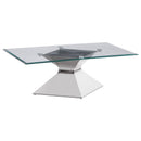 Jenny  Rectangular Coffee and End Table Set Chrome