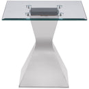 Jenny  Rectangular Coffee and End Table Set Chrome