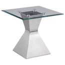 Jenny  Rectangular Coffee and End Table Set Chrome