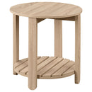 Fowler Round Coffee and End Table Set Natural