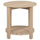 Fowler Round Coffee and End Table Set Natural