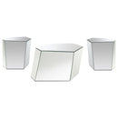 Capella Mirrored Coffee and End Table Set