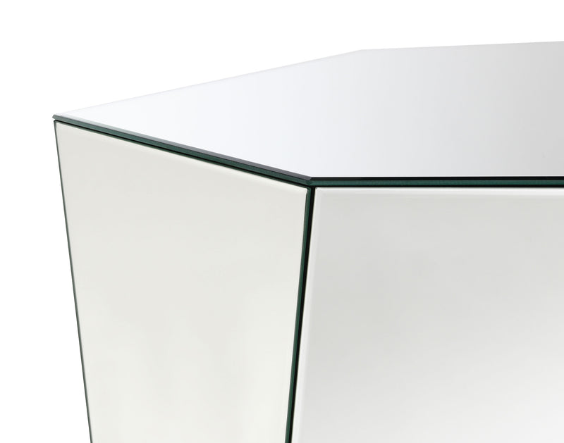 Capella Mirrored Coffee and End Table Set