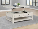 Payne 48-inch Mobile Lift Top Coffee Table Distressed
