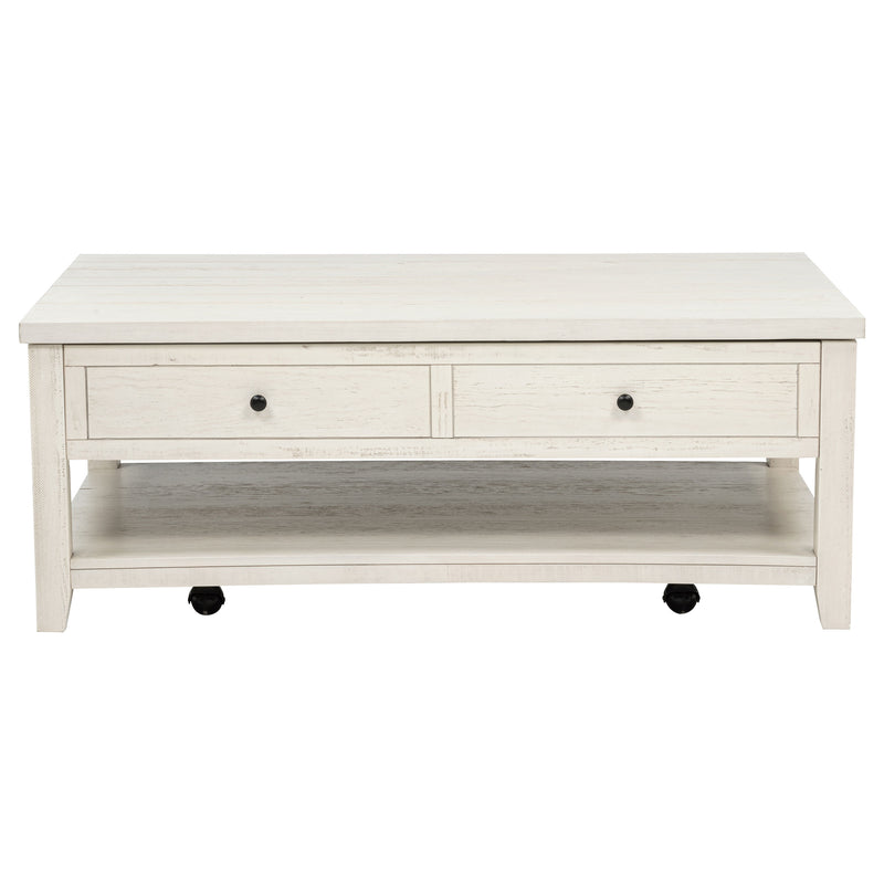 Payne 48-inch Mobile Lift Top Coffee Table Distressed