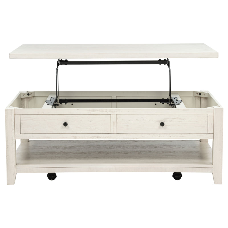 Payne 48-inch Mobile Lift Top Coffee Table Distressed