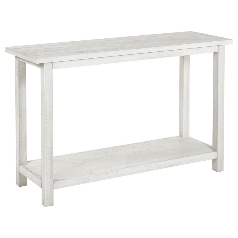 Payne Wood Entryway Sofa Console Table Distressed Brown