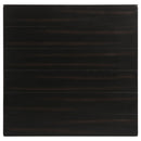 Payne Wood End Table with Shelf Distressed Brown