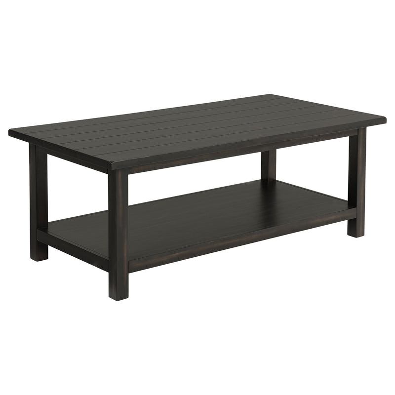 Payne  Coffee and 1-drawer End Table Set Brown
