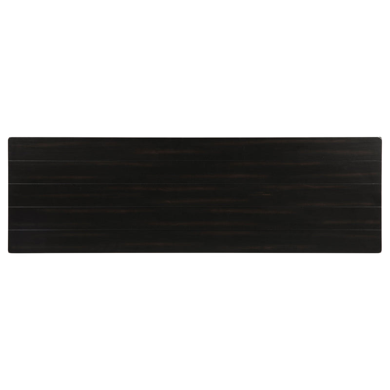 Payne Wood Entryway Sofa Console Table Distressed Brown