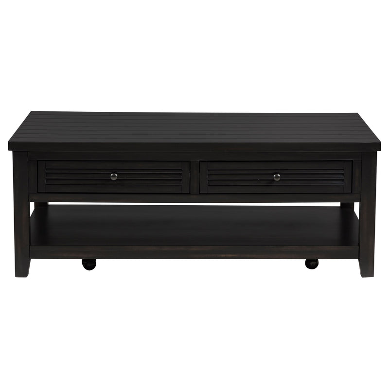 Colmar  Engineered Wood Coffee Table Set Golden Oak