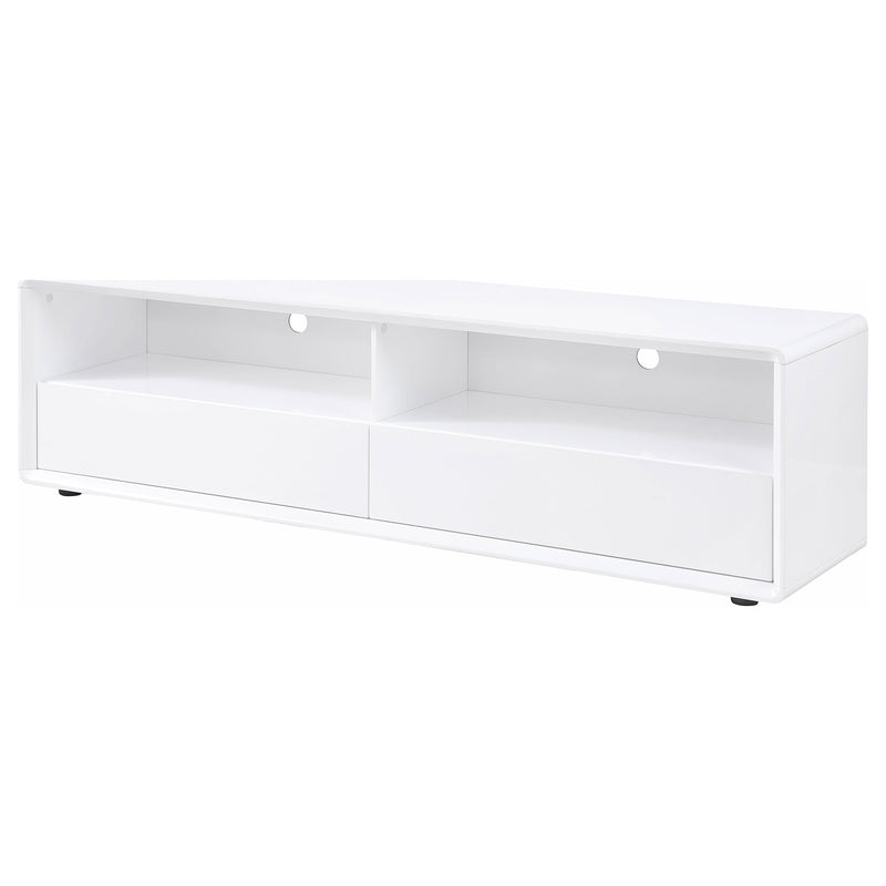 Elkton 2-drawer Engineered Wood 59-inch TV Stand Mango