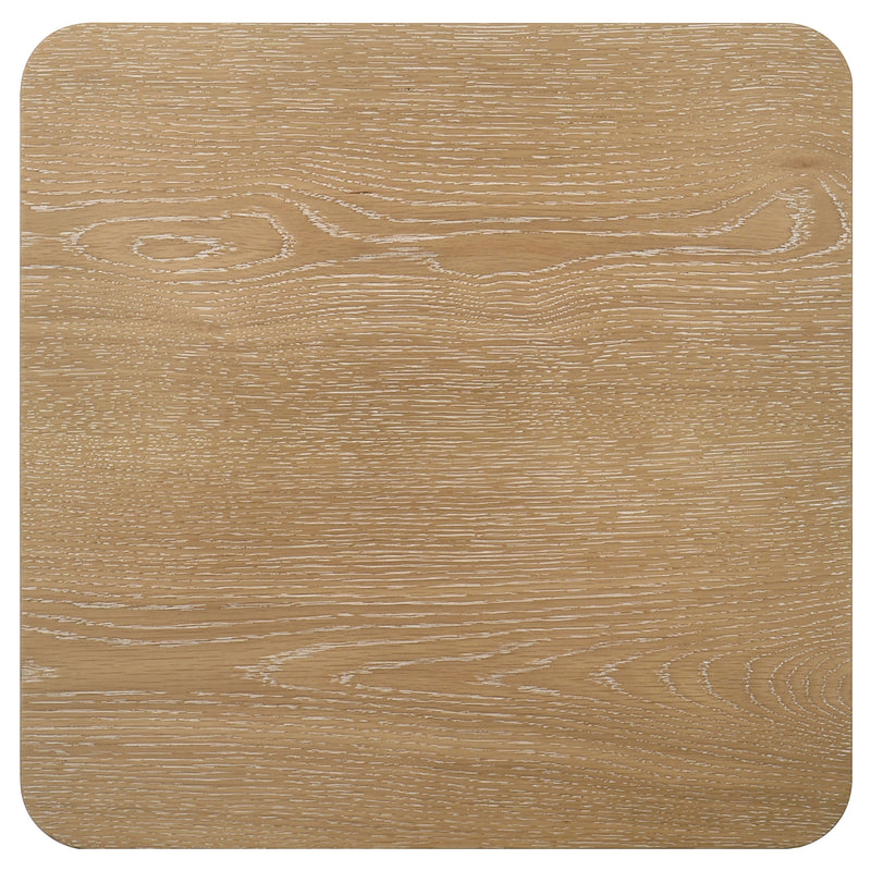 Castlewood Engineered Wood Accent Side End Table Light Oak
