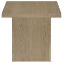 Devar Square Engineered Wood Side End Table Latte