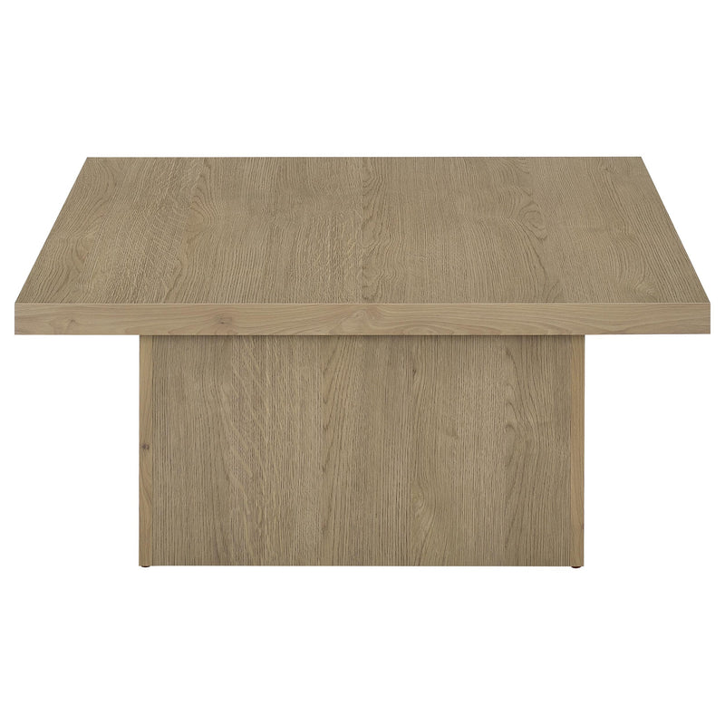Devar Square Engineered Wood Cocktail Coffee Table Latte