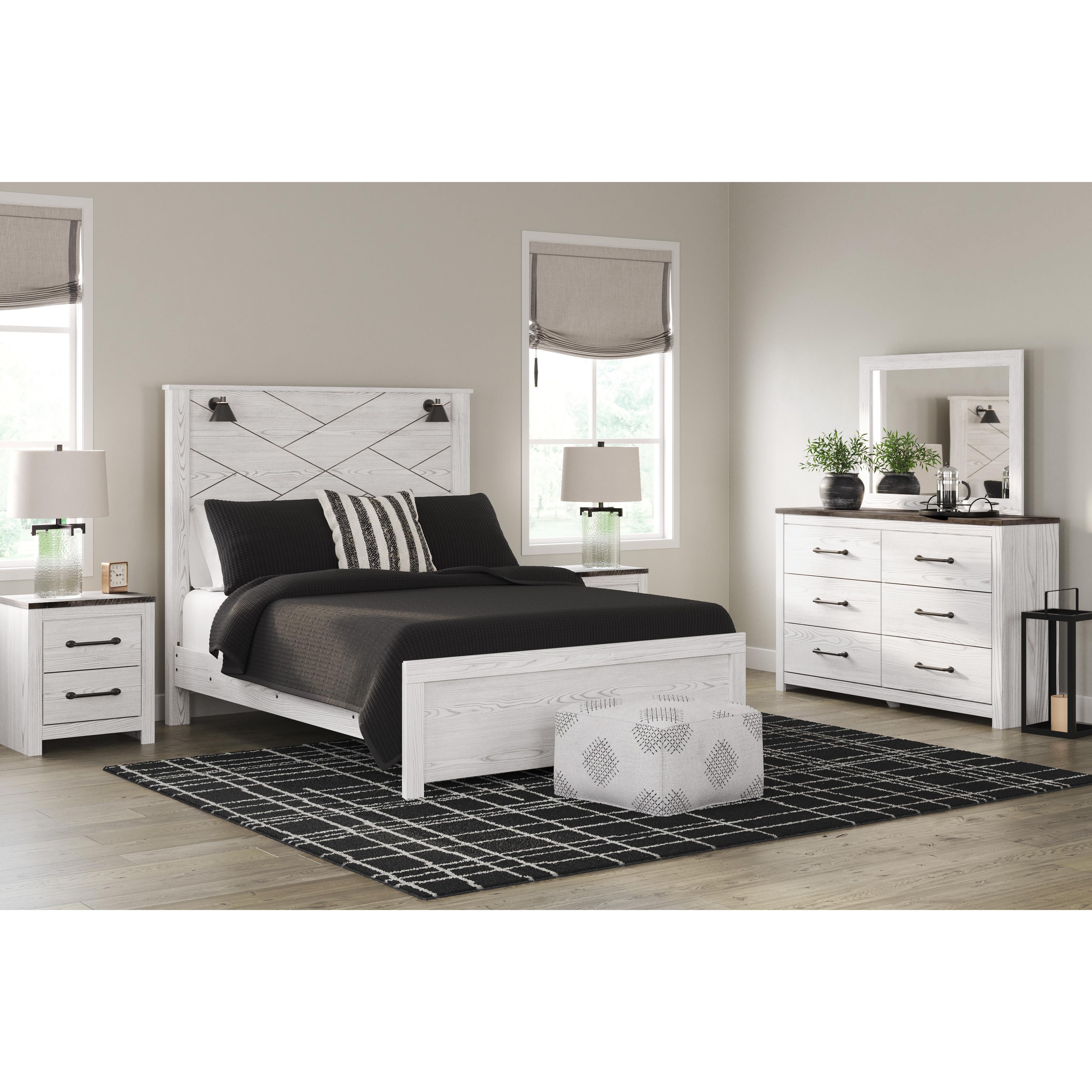 Diamond Modern Furniture Exclusive Design Gerridan Queen Panel Bed B1190-57/B1190-54/B1190-98 IMAGE 6
