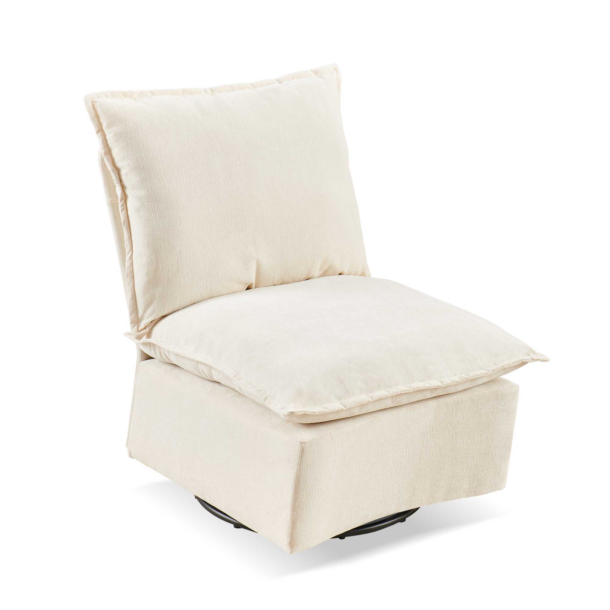Detachable Single 360 Swivel Rocking Rocker, 360 Swivel Sofa Chair & Single Sofa Lounge, Comfortable Seating For Living Room & Bedroom Sofa 1 Piece