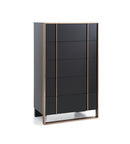 Nova Domus Cartier Modern Black & Rosegold Chest