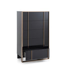Nova Domus Cartier Modern Black & Rosegold Chest
