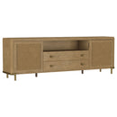 Arini Rattan Cane 2-door TV Stand Media Console