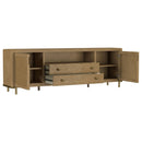 Arini Rattan Cane 2-door TV Stand Media Console