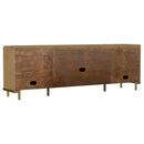 Arini Rattan Cane 2-door TV Stand Media Console