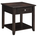 Bradford  Lift Top Coffee and End Table Set Walnut