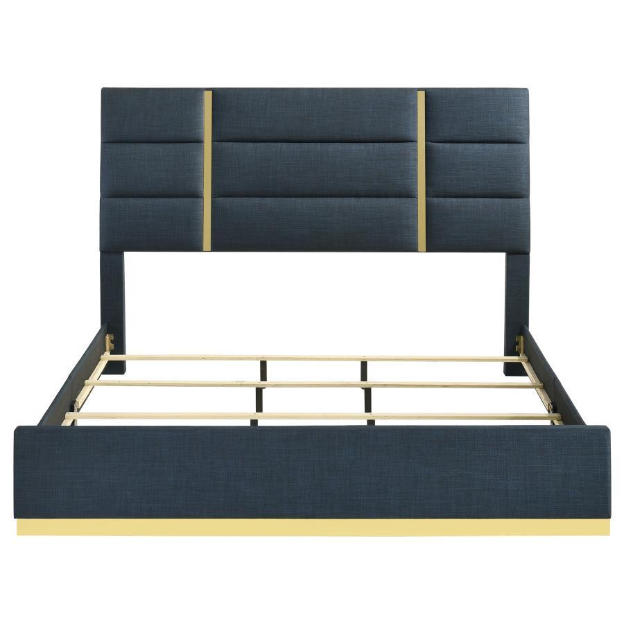 Ines - Fabric Upholstered Panel Bed