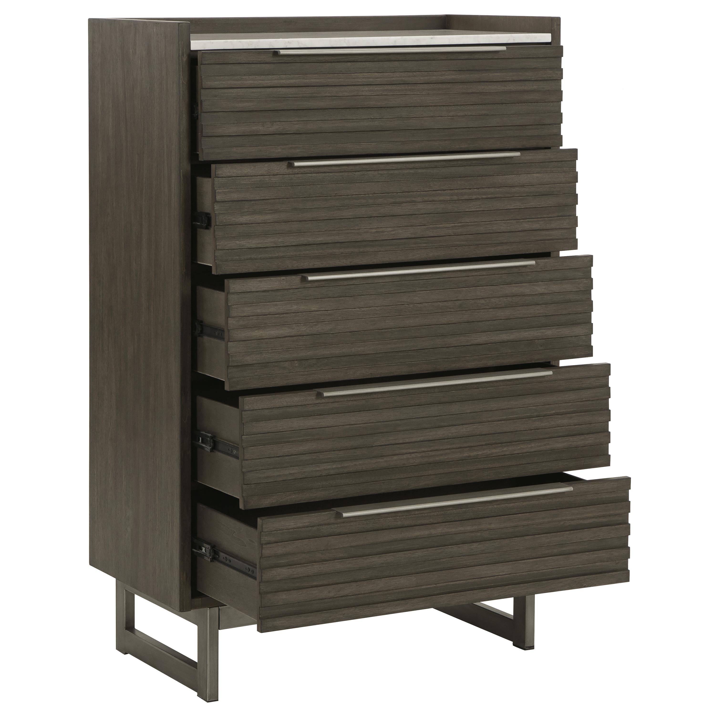 Diamond Modern Furniture Millennium Arkenton 5-Drawer Chest B786-46 IMAGE 2