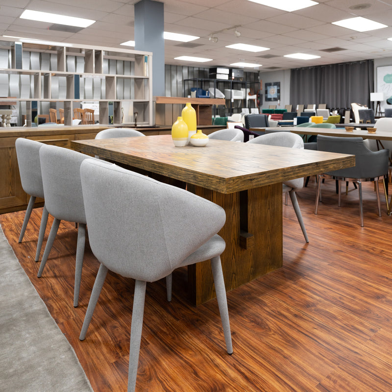 Modrest Cologne Modern White Wash Oak Dining Table