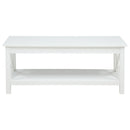 Skyview 44-inch Rectangular Lift Top Coffee Table White