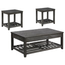 Cliffview  Lift Top Coffee and End Table Set Grey