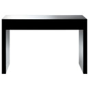 Gillian Mirrored Acrylic Entryway Console Table Silver