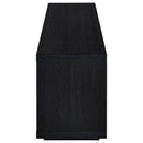 Deiter 79-inch TV Stand Fireplace Media Console Black