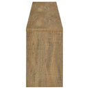 Eddy 79-inch 2-door TV Stand Fireplace Media Console Mango