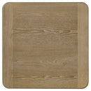 Adina Square Wood Side End Table Distressed Light Brown