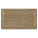 Adina Rectangular Wood Coffee Table Distressed Light Brown