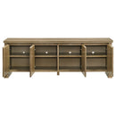 Adina 70-inch TV Stand Media Console Distressed Light Brown