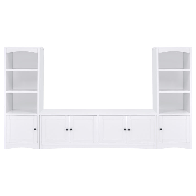Laughlin  Entertainment Center TV Stand Dark Pine